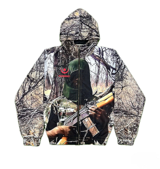 BOY WITH GUN - NYLON HOODIE